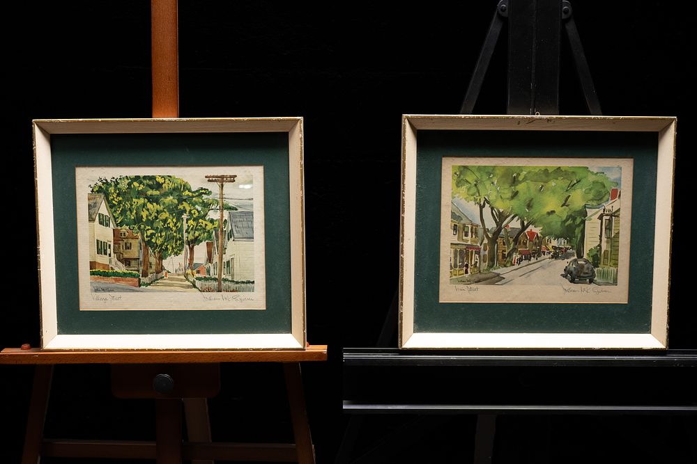 Lot 77: Two Framed William McK. Spierer Street Prints