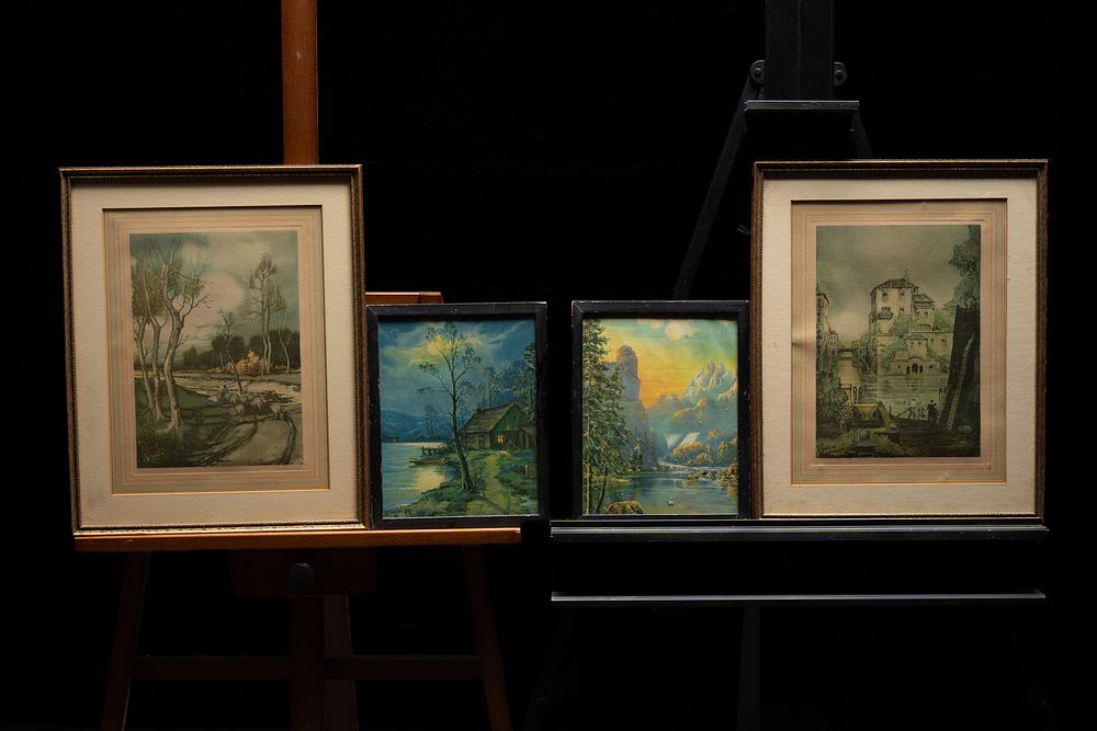 Lot 79: Four Framed Landscape Prints