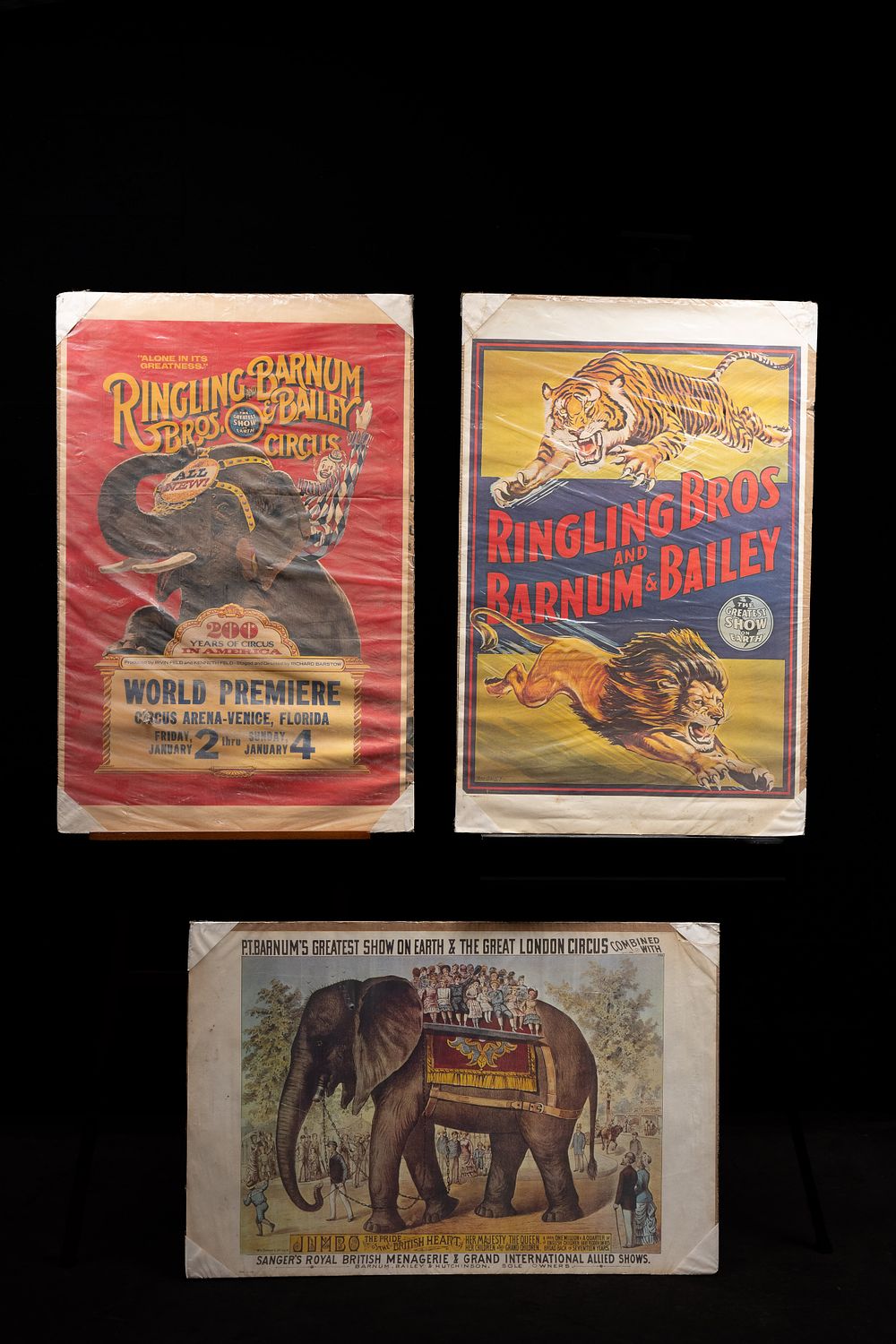 Lot 103: Three Ringling Bros and Barnum Circus Posters