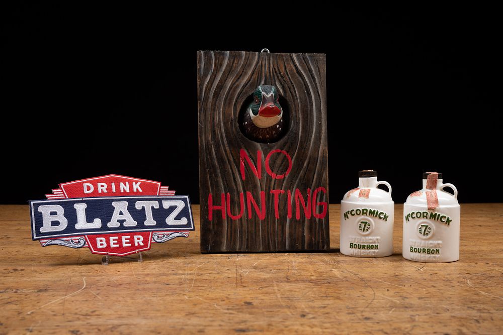 Lot 263: Blatz Beer and Bourbon Advertising Group