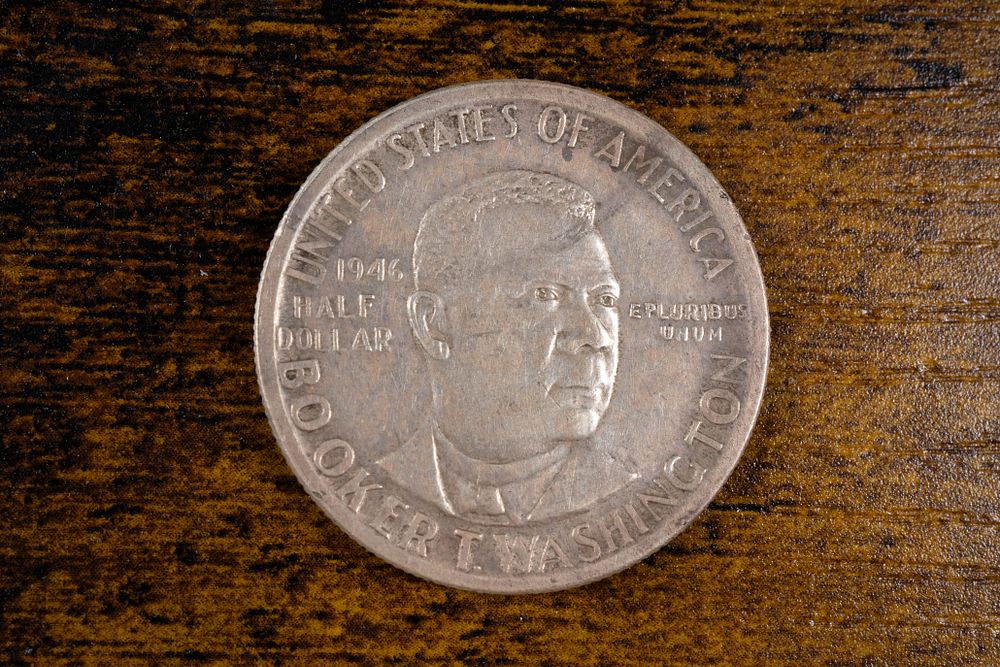 Lot 345: 1946 Booker T. Washington Silver Half Dollar