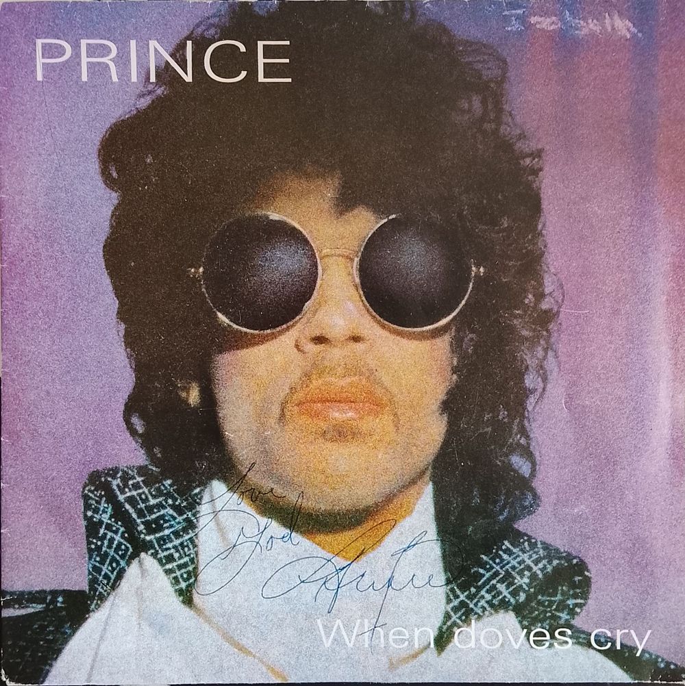 Prince -Signed /Autographed 'When Doves Cry' 7" Record