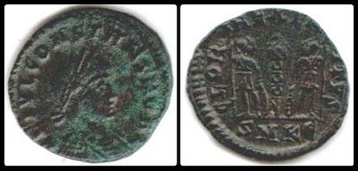Constantius II. 337-361 AD. Cyzicus. 1.44g. 16mm.