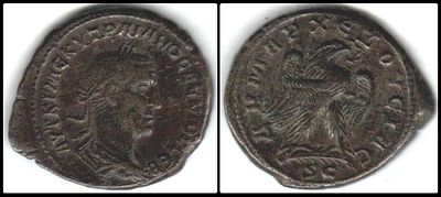 SYRIA, Seleukis and Pieria. Antioch. Trajan Decius. 249-251 AD. AR Tetradrachm 