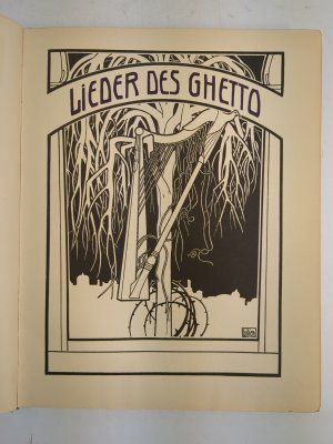 140 (4) pages, 4&deg;, 25.5 x 20.5 cm, cloth binding with cover illustrations by E. M. Lilien and 