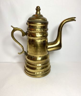 פינג'אן עשוי נחושת עות'מאני עבודה עם מלא אופי 
מידות: גובה 22