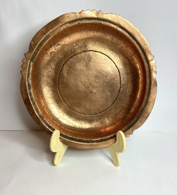 קערת נחושת אדומה ישנה ומיוחדת במצב מושלם
מידות: קוטר 21