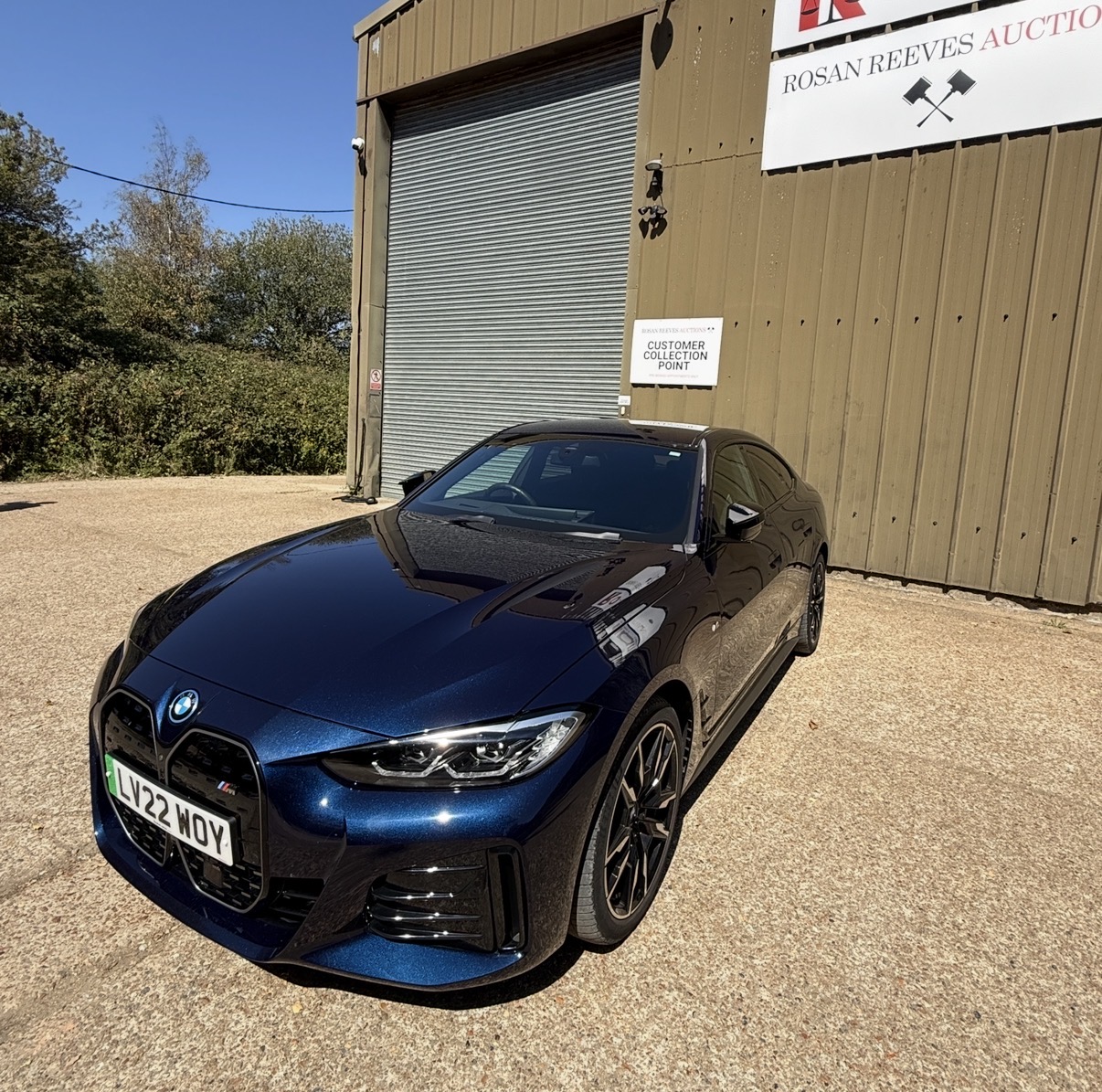 Rosan and Co | Auction 3014 | 2022 BMW i4 M50 Electric Gran Coupe, Only 19,000 miles PAYMENT VIA BANK TRANSFER ONLY