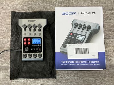 * Zoom PodTrak P4 Portable Multitrack Podcast Recorder with Original Packaging. A Zoom PodTrak 
