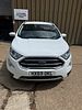 A 2019 Ford Ecosport Titanium 5 door hatchback. A 2019 Ford Ecosport Titanium, 998cc, White Image - 1