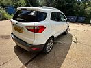 A 2019 Ford Ecosport Titanium 5 door hatchback. A 2019 Ford Ecosport Titanium, 998cc, White Image - 46