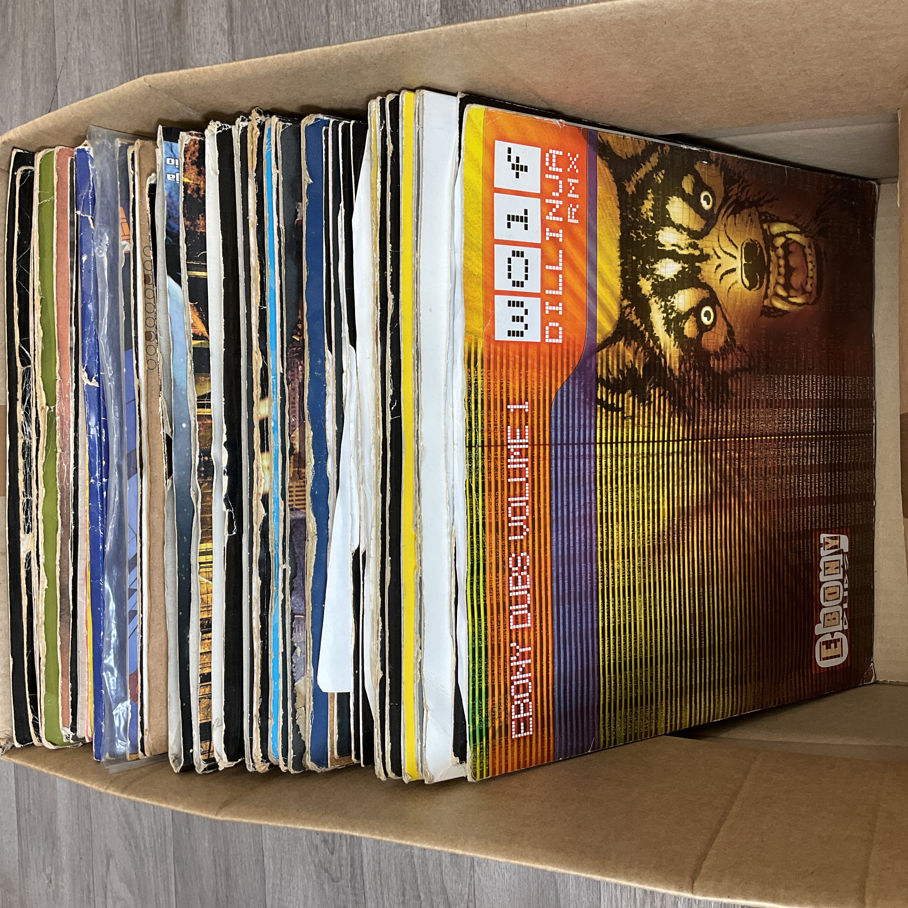 * A Carton Containing a Collection of Assorted12 Inch Drum and Bass and Jungle Vinyl Records, Late 1990s