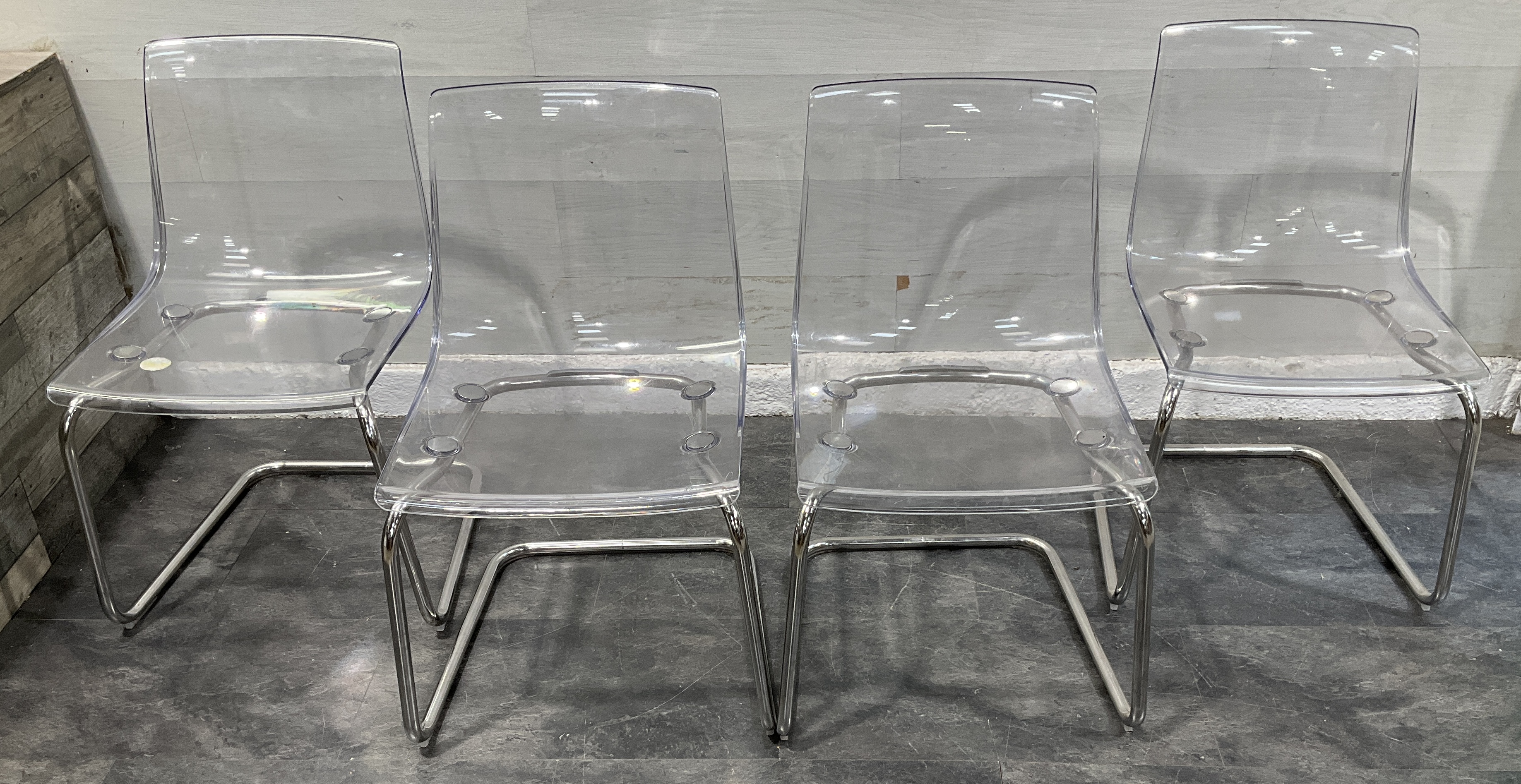 * A set of four IKEA Tobias chairs designed by Carl Öjerstam