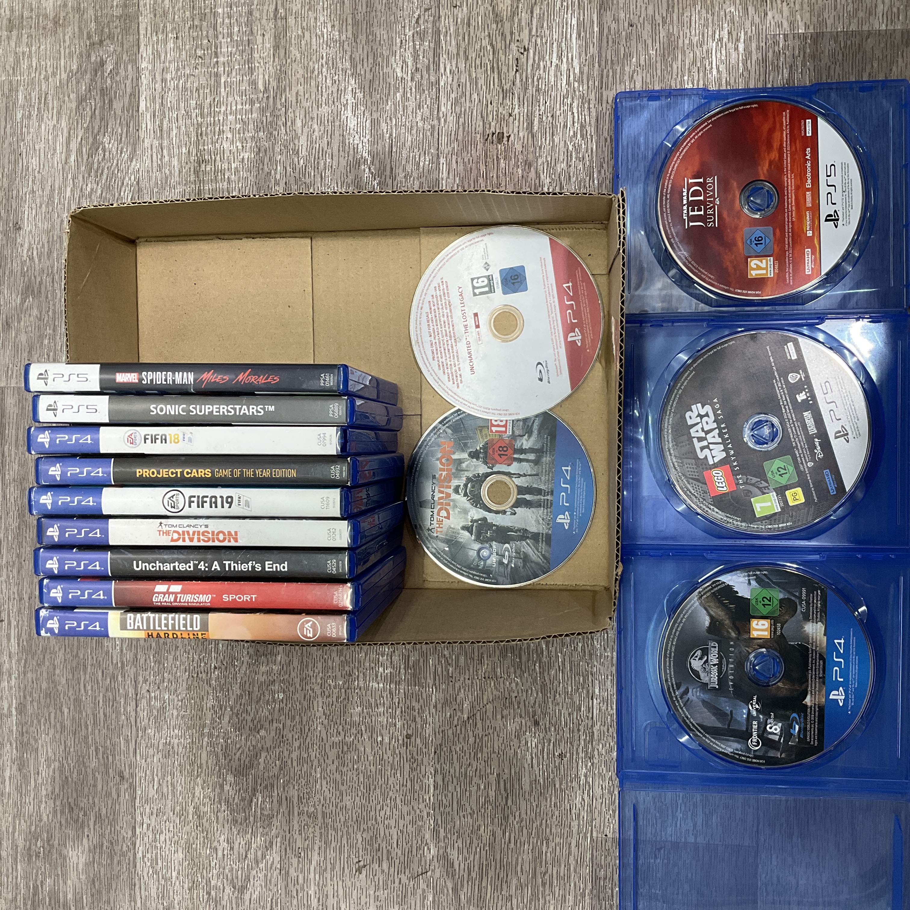 * A Collection of 14 Sony PlayStation 4 and PlayStation 5 Video Games