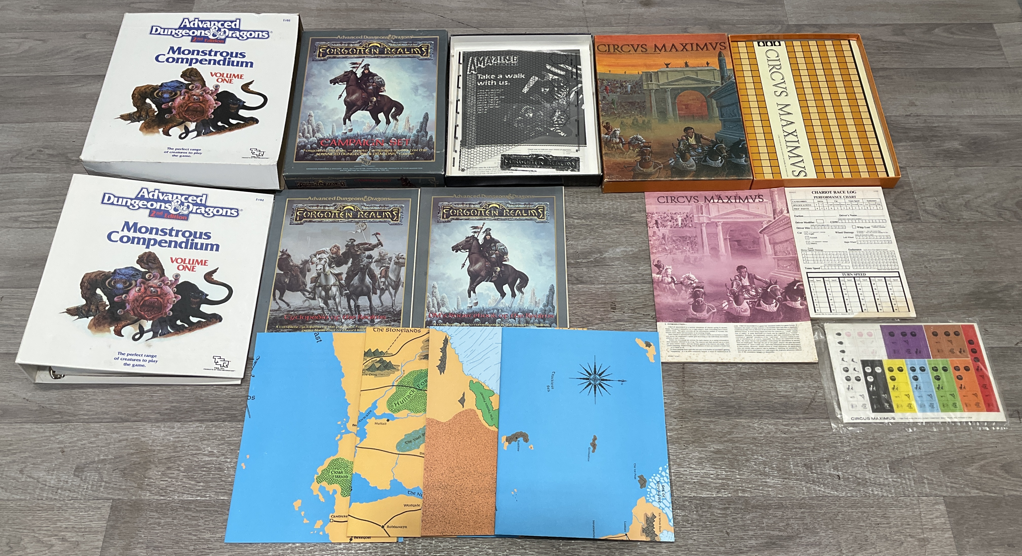 * A Collection of Vintage Tabletop Role-Playing Games and Board Games by TSR and Avalon Hill