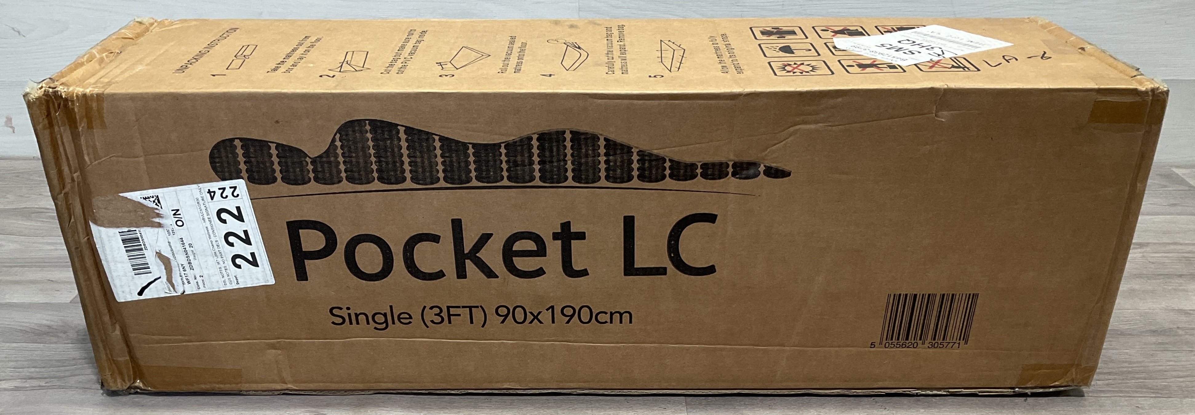 * Little Champ Pocket LC Single 3ft Pocket Spring Mattress