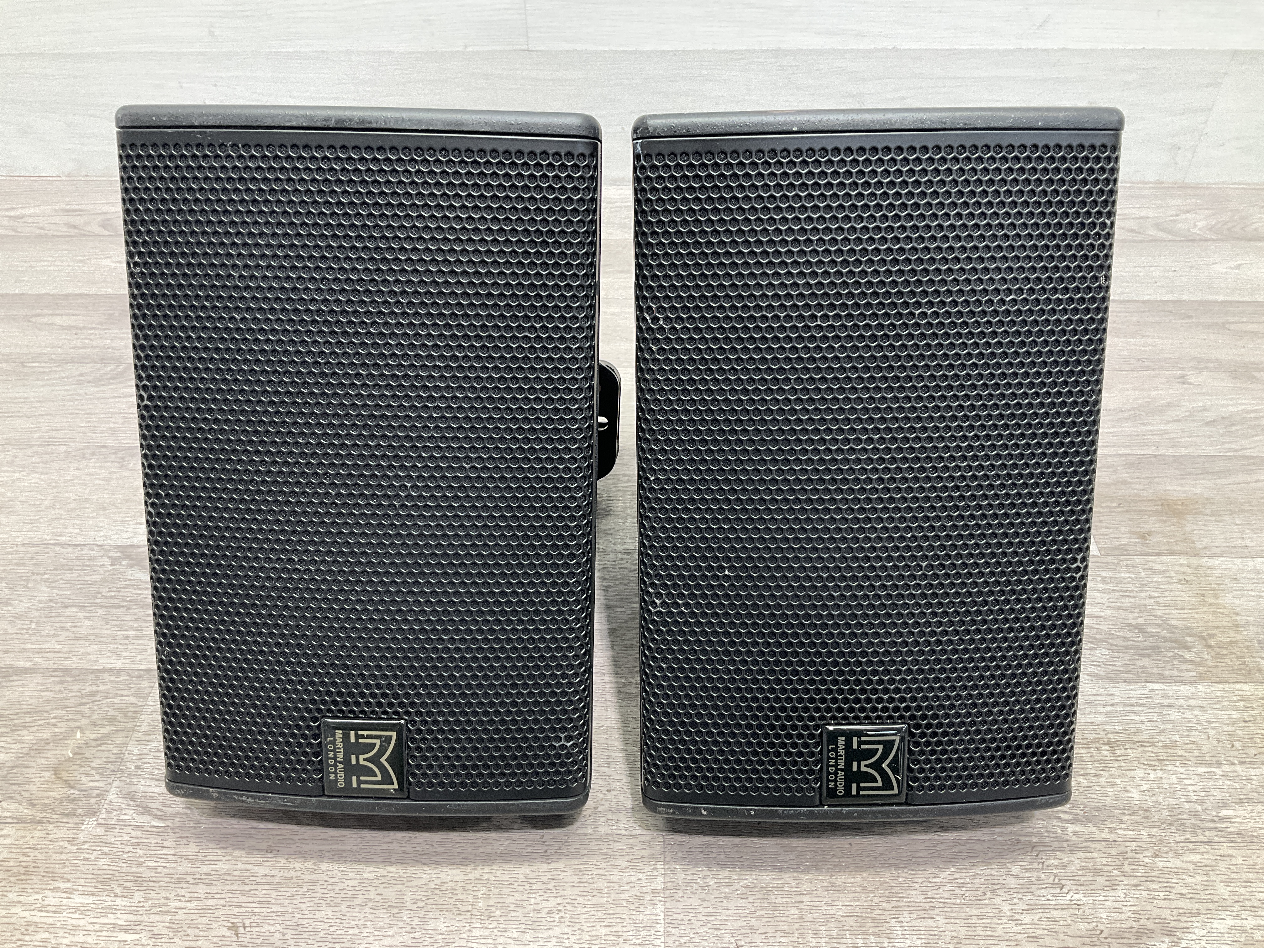 * 2- Martin Audio CDD6B Coaxial Differential Dispersion Loudspeakers with Wall Mounts