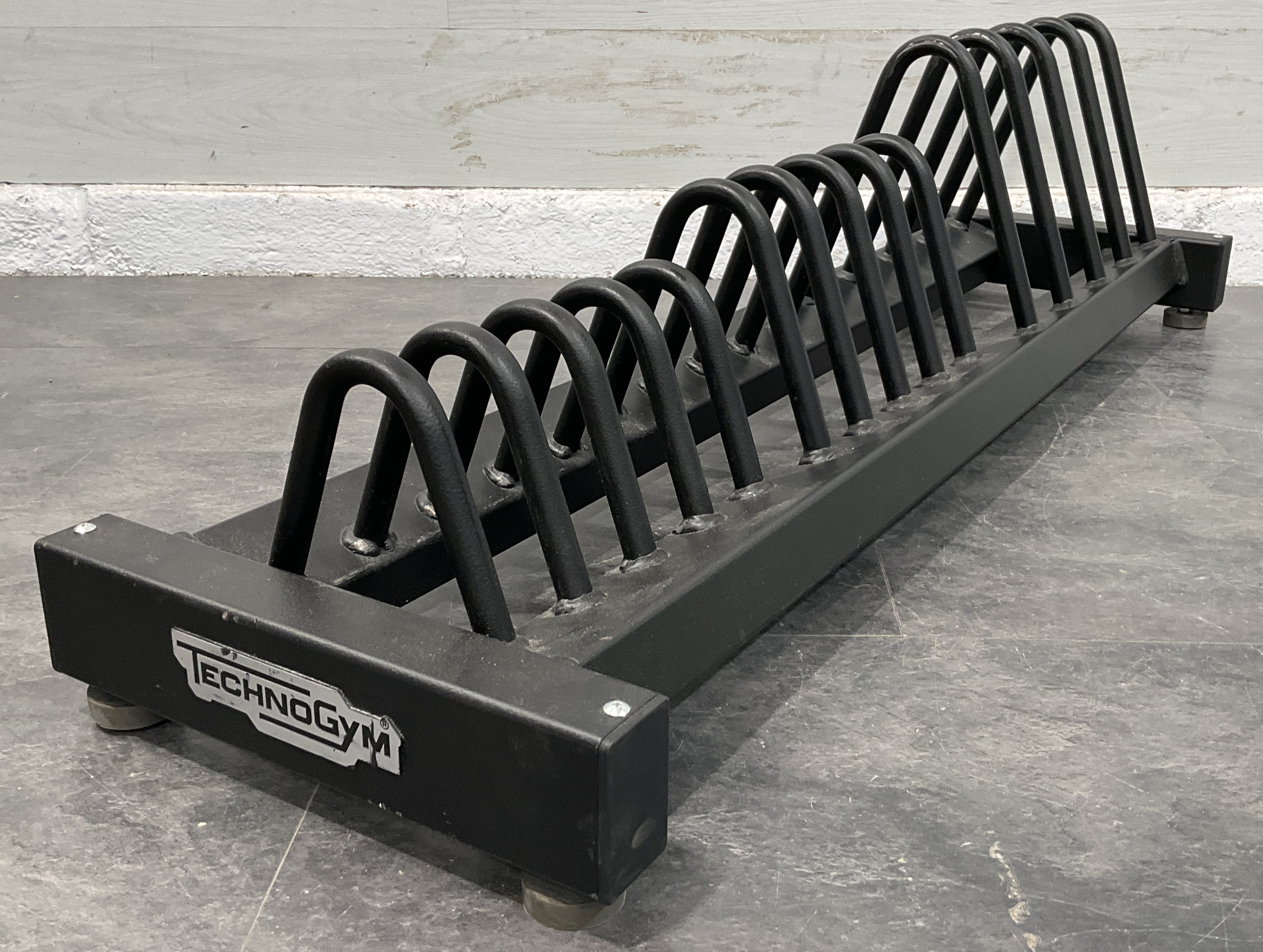 * Technogym Professional Horizontal Bumper Weight Plate Toast Rack