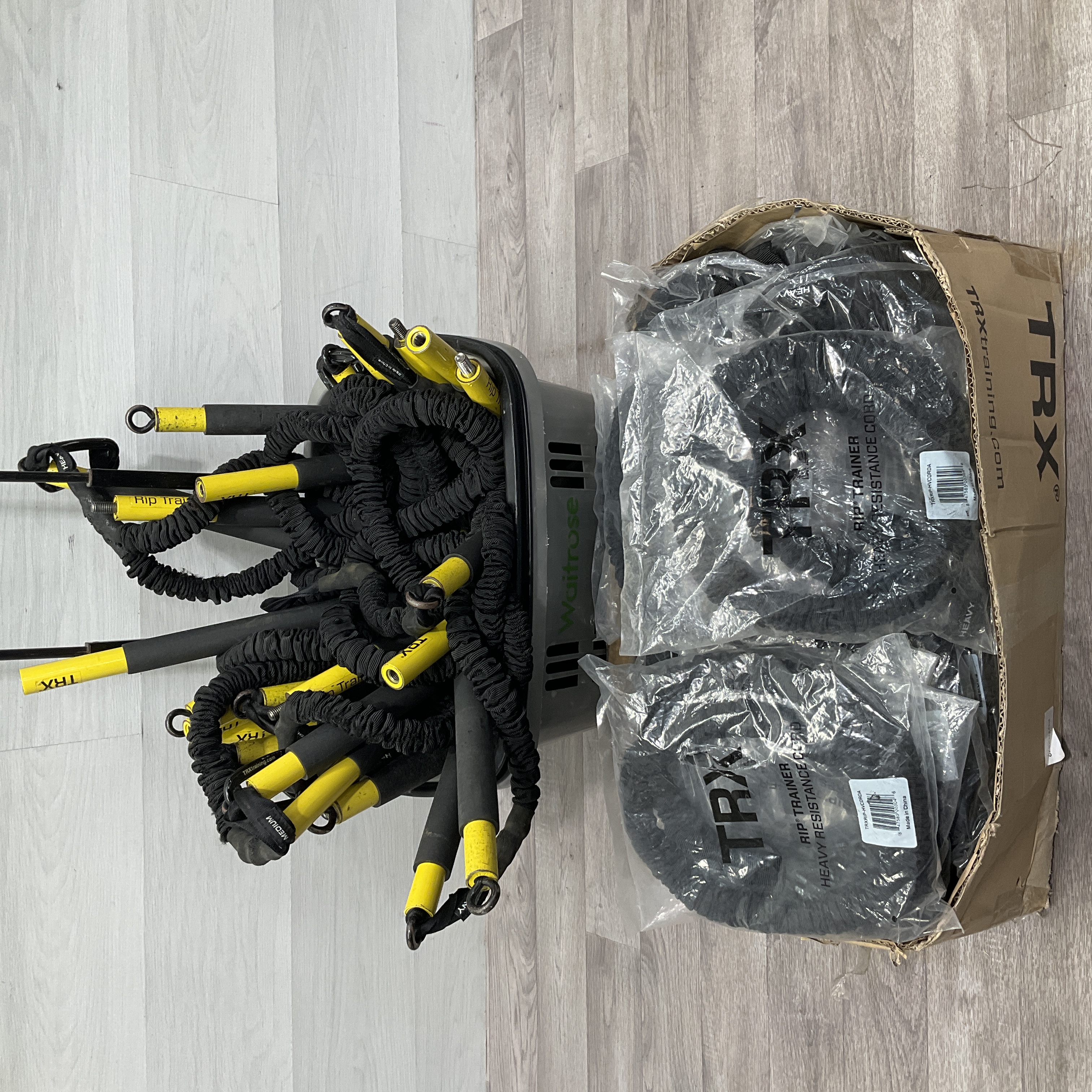* An Assortment of TRX Rip Trainer Bars and Replacement Resistance Cords