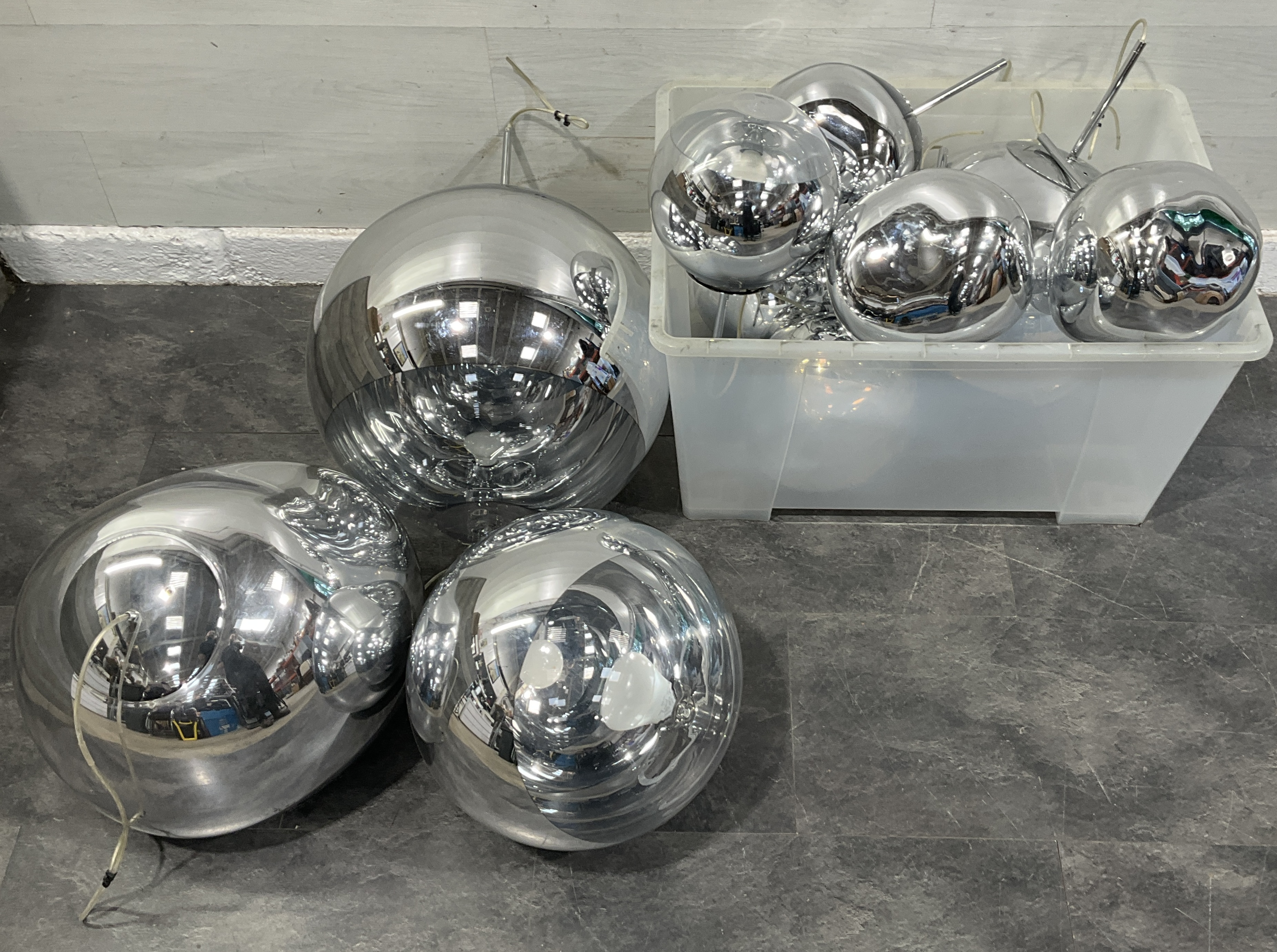 * A Collection of Tom Dixon Melt Series Pendant Lights