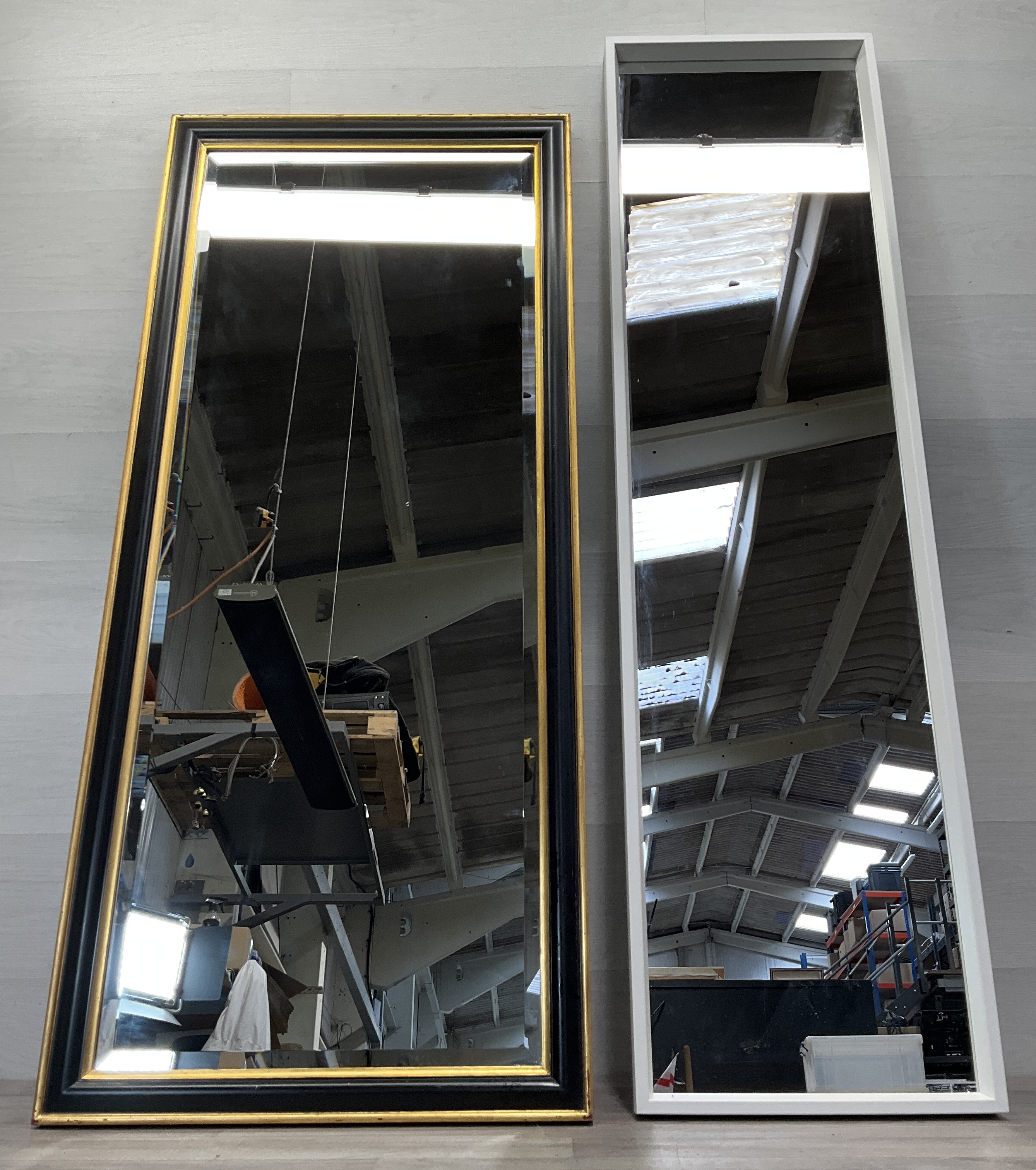 * Two Large Rectangular Wall Mirrors including a Modern IKEA NISSEDAL Example