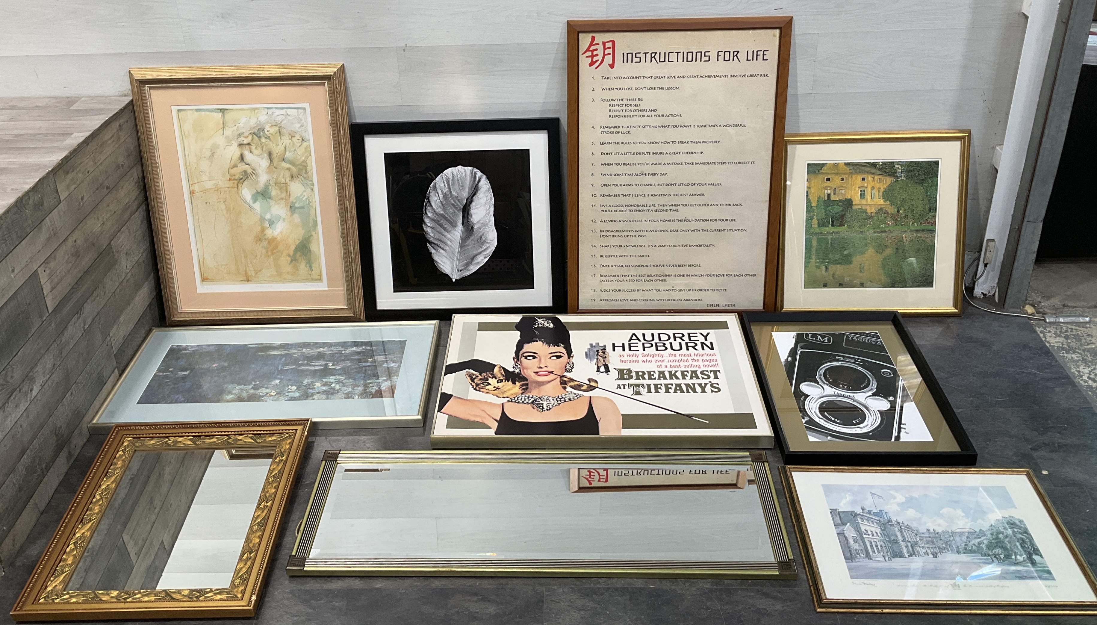 * A Collection Of Assorted Framed Pictures, Prints & Mirrors