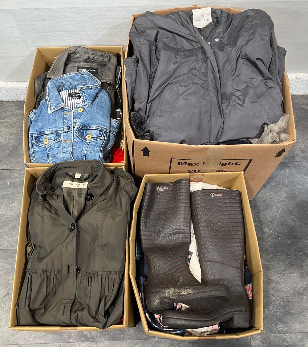 Lot 6: * 4 Cartons Containing Assorted Clothing & Footwear