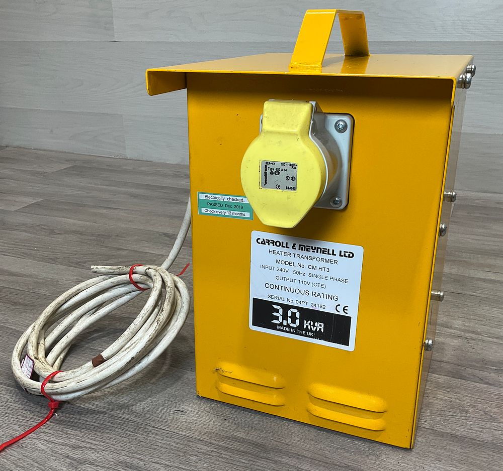 Lot 40: Carroll & Meynell CM HT3 3.0 kVA Continuous Heater Transformer