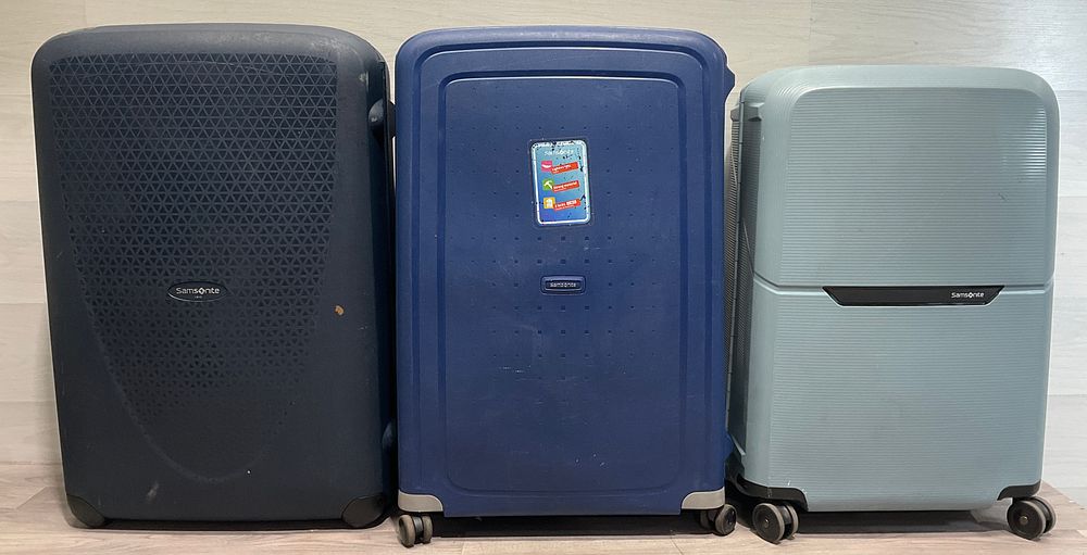 Lot 97: * Three Samsonite Hard Shell Suitcases including S'Cure and Magnum Eco Models