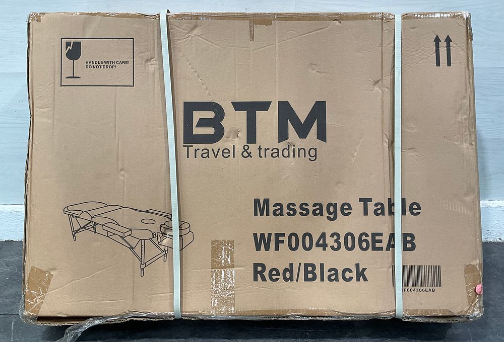 Lot 129: * A BTM Travel & Trading WF004306EAB Portable Massage Table