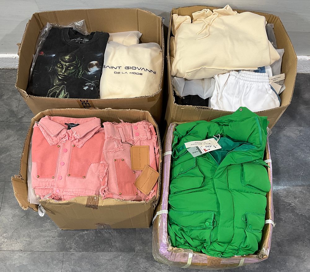 Lot 151: * 4 Cartons Containing An Assortment of Saint Giovanni De La Mode Clothing