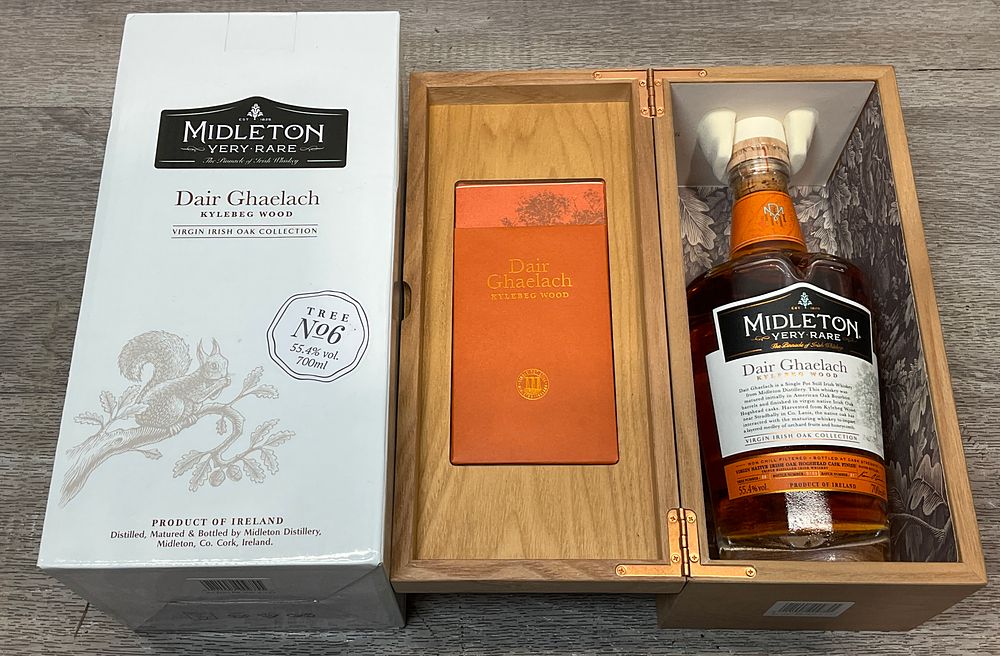 Lot 7: Midleton Very Rare Dair Ghaelach Kylebeg Wood Single Pot Still Irish Whiskey - BY ORDER OF THE OFFICIAL RECEIVER