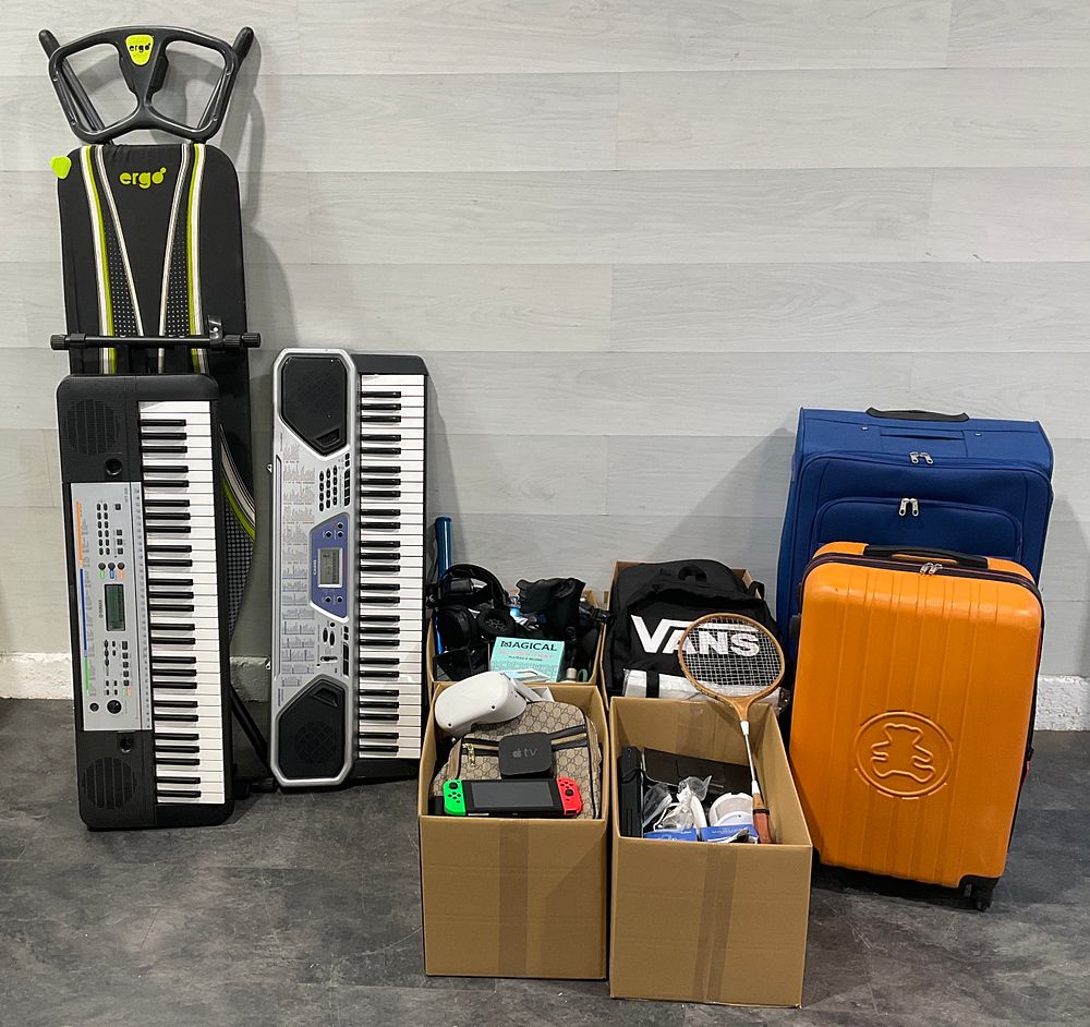 Lot 45: * An Assortment Of Loose Items & 4 Cartons Containing Household Goods Etc.