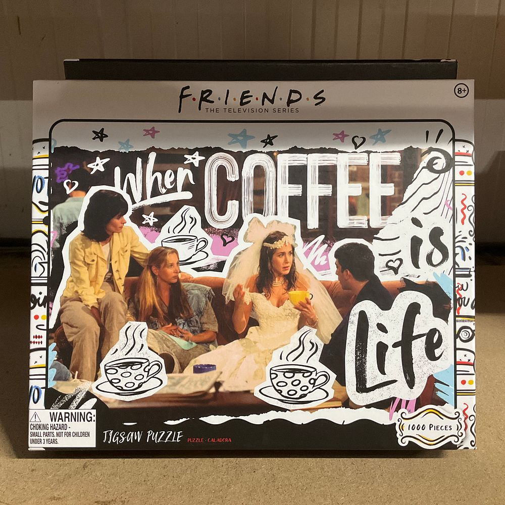 Lot 60: 6 Boxed Paladone Friends When Coffee Is Life 1000 Piece Jigsaw Puzzles