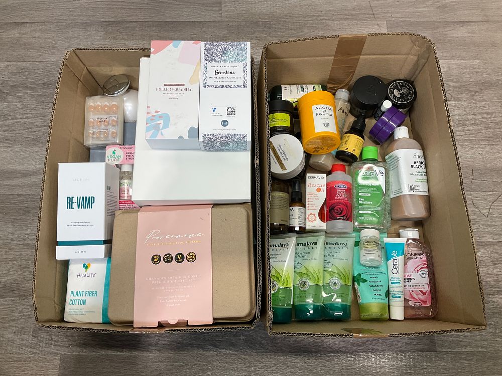Lot 93: * 2 Cartons Containing An Assortment of Skin & Body Care Products including Acqua di Parma and CeraVe