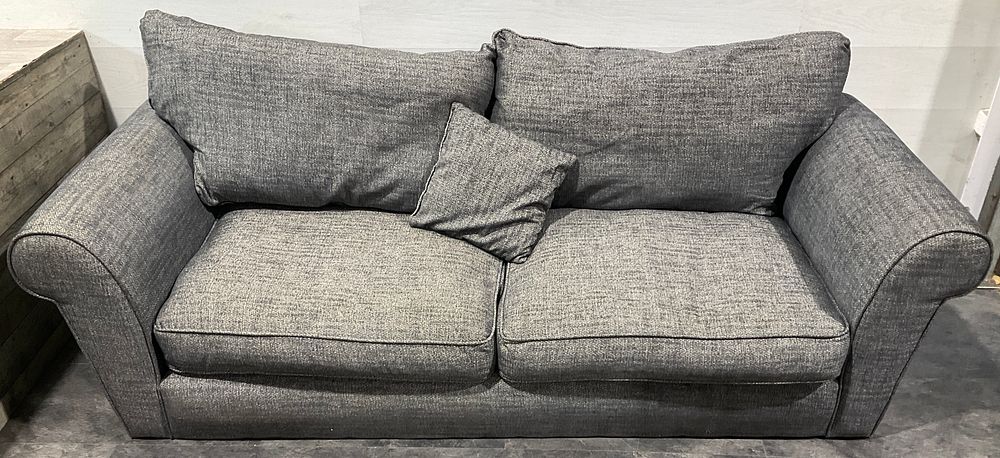 Lot 103: * An ScS Aurora Fibre Three Seater High Back Sofa