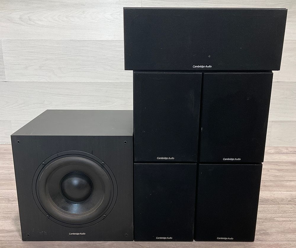 Lot 121: * Cambridge Audio SX-50, SX-70 and SX-120 Home Cinema Speaker System