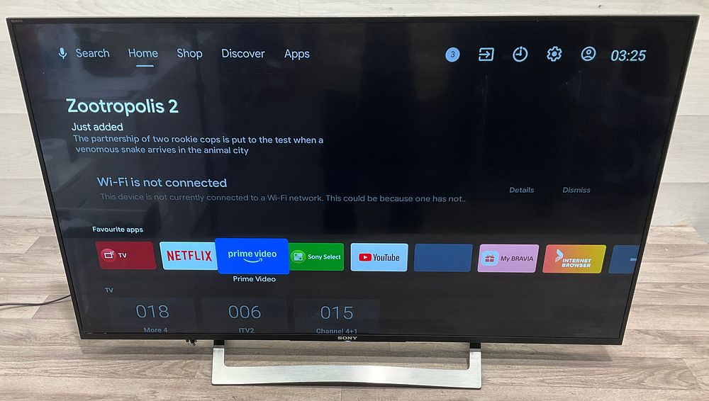 Lot 147: * Sony KD-49XD8305 49 Inch 4K Ultra HD Smart Android Television, No Remote