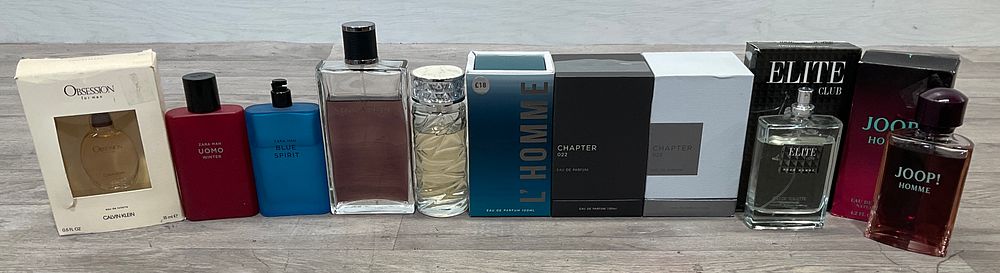 Lot 158: * A Carton Containing A Collection of Assorted Men's Fragrances including Joop! and Calvin Klein, Some Part Used