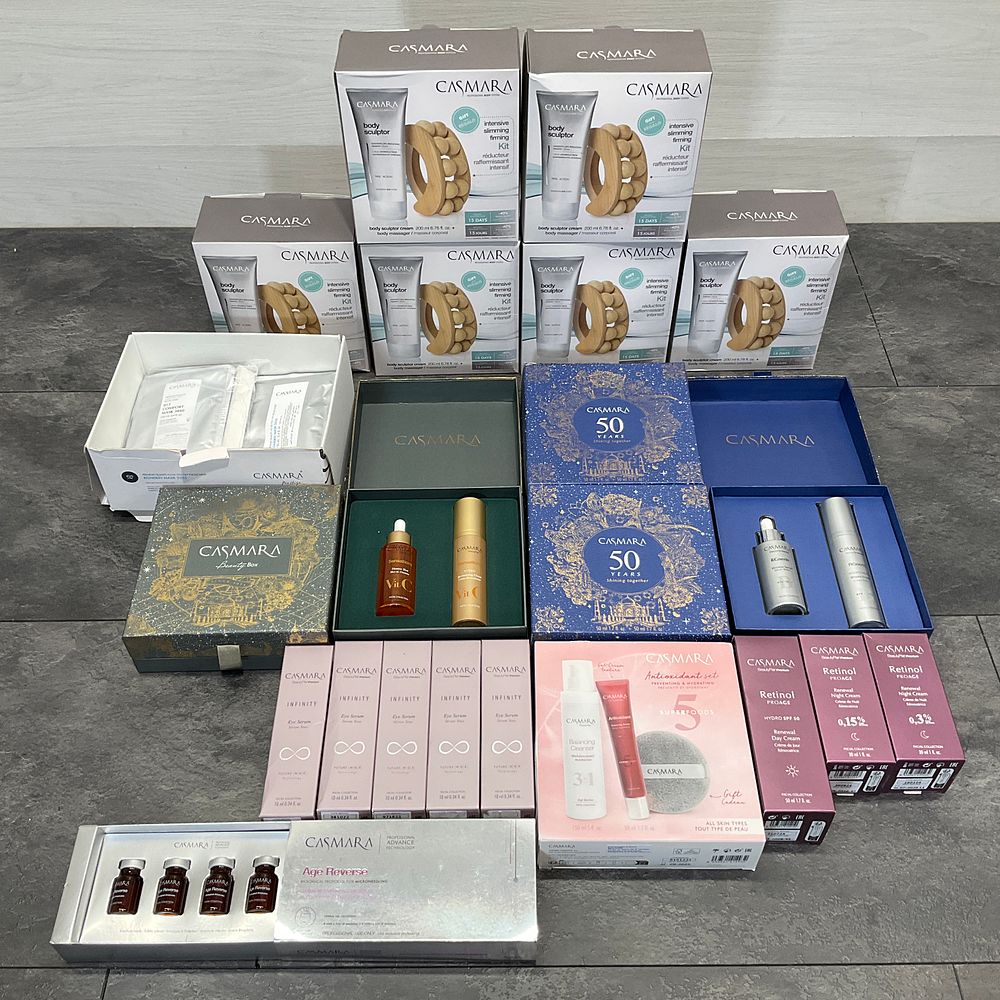 Lot 8: * A Carton Containing A Collection of Assorted Skincare and Body Care Goods including Casmara Body Sculptor Kits