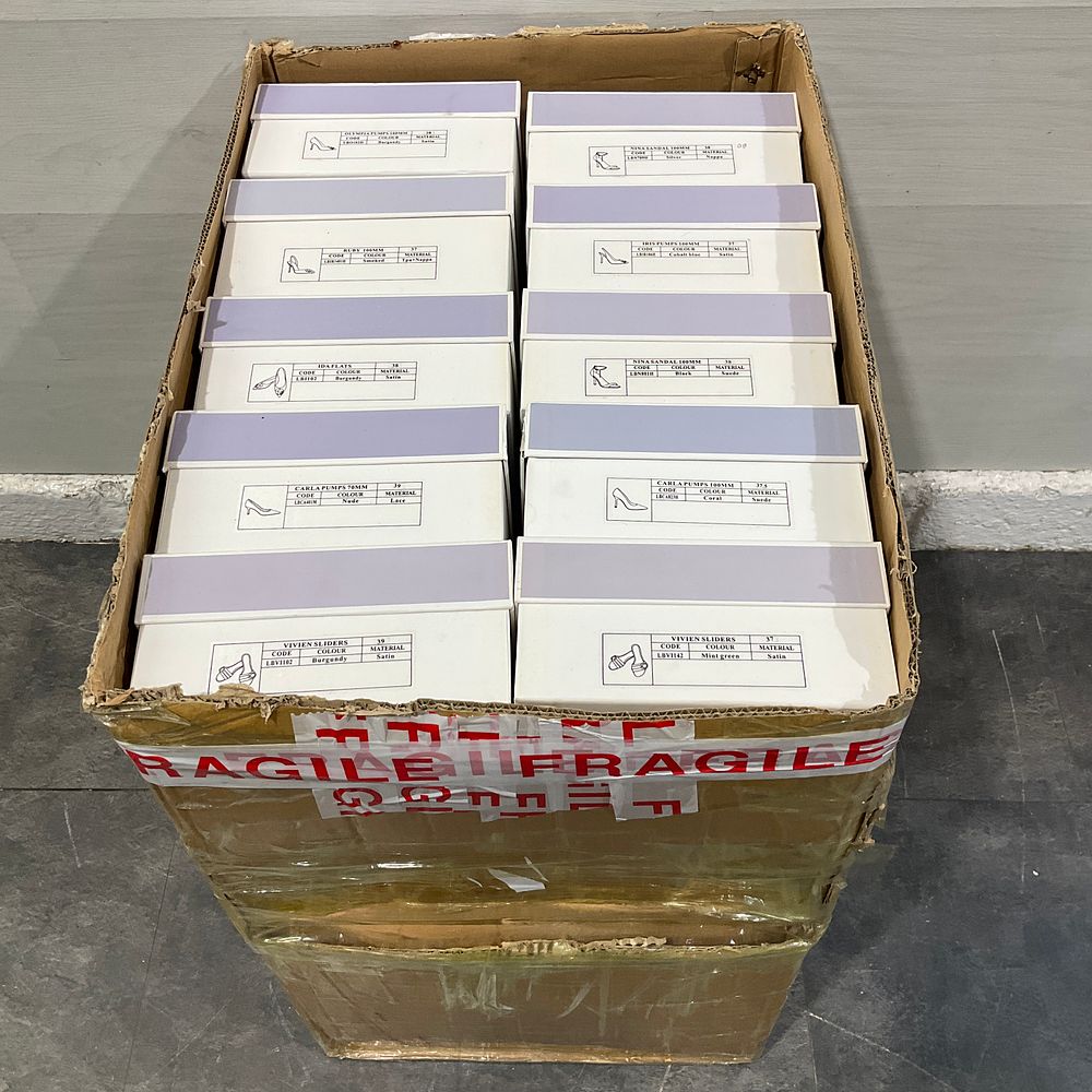 Lot 39: * A Carton Containing An Assortment of Laurel Branson Ladies Footwear including Nina Sandal and Iris Pumps