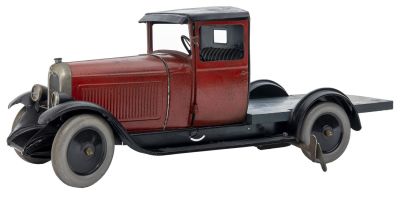 Citroen Flatbed Truck. French, Circa 1938, 16" L 
Condition 
Excellent (Cab Roof Replaced) 
