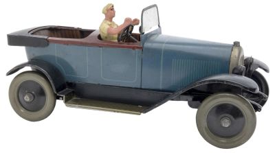 JEP Two Seat Touring Car. French, Circa 1925, 10.75" L 
Condition 
Very Fine