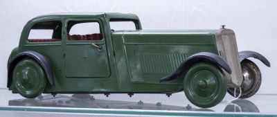 Mettoy Coupe. English, Circa 1932, 16" L This is a well constructed toy. 
Condition 
