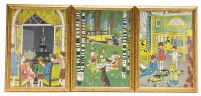 Three Citroen Advertising Flyers. French, Circa 1930, 12" x 9" These paper advertisements have 
