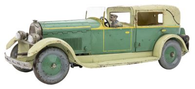JEP Renault Town Car. French, Circa 1932, 17.5" L This is a scarce and highly sought after JEP 