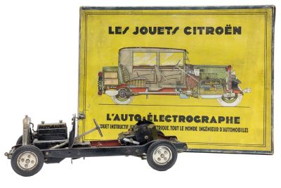 Citroen L'Auto Electrographe Boxed Set. French, Circa 1932, 15" chassis The chassis has been 