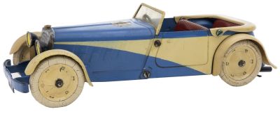 Meccano Open Roadster. English, Circa 1935, 8.5" L 
Condition 
Excellent Plus
