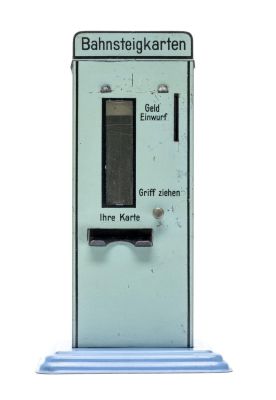 Bahnsteigkarten - Doll & Cie - German Vending Bank. Doll &amp; Cie German - 1930 This is a 