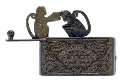 Surprise Box Novelty Cap Toy. Lockwood Manufacturing Company. Connecticut - 1890's - 3 1/8" 